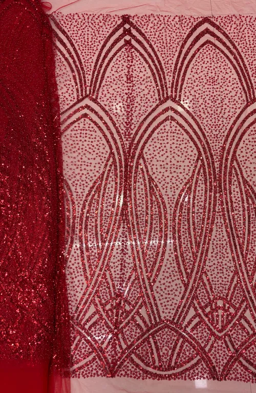 New designer imported beads work net fabrics DN- 623