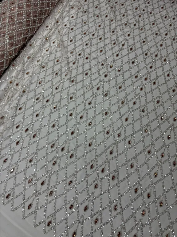 New designer imported stone work with net fabrics DN-6850/D1
