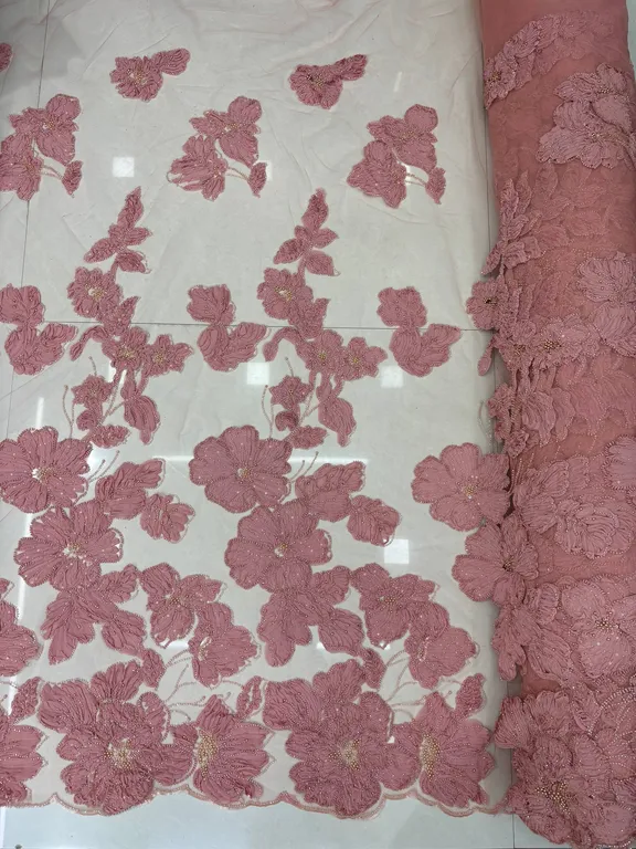 New designer imported ribbon handwork net fabrics 