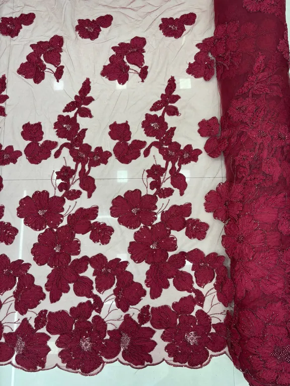 New designer imported ribbon handwork net fabrics 